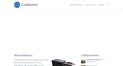 Desktop Screenshot of coldquanta.com